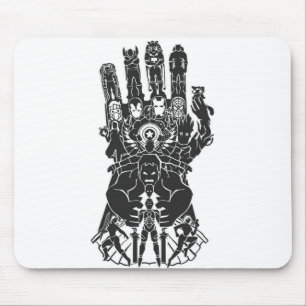 Tapis De Souris Poignée d'infini : Les Avengers assemblent la sour