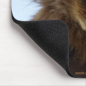 Tapis De Souris Poil long Tabby Chat Mousepad (Coin)