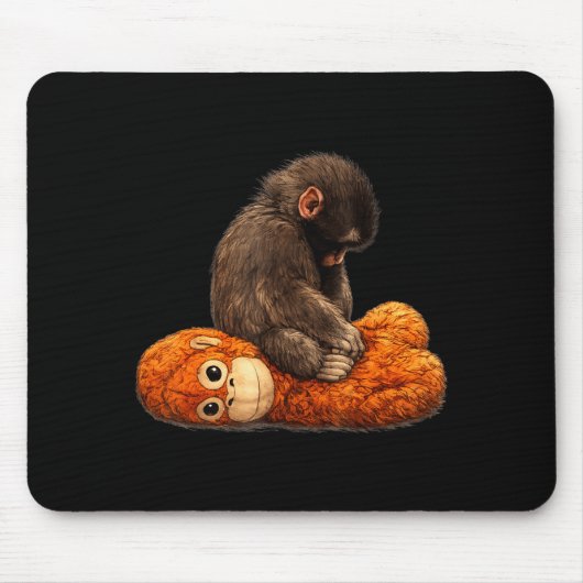 Tapis De Souris Poing de bébé singe  (Devant)