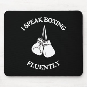 Tapis De Souris Poing de boxe Cool Kickboxing Vêtements vintage po