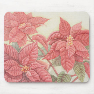 Tapis De Souris Poinsettia