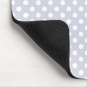 Tapis De Souris Point de polka de silence d'orchidée Mousepad (Coin)