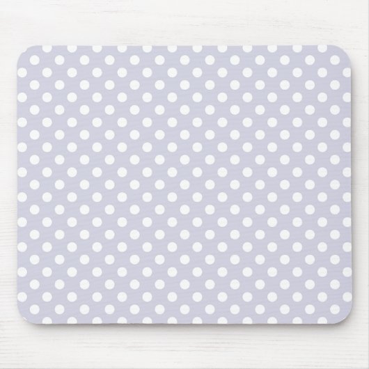 Tapis De Souris Point de polka de silence d'orchidée Mousepad (Devant)
