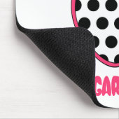 Tapis De Souris Point de polka d'institutrice gardienne Apple (Coin)