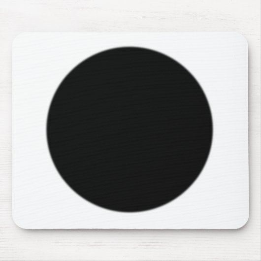 Tapis De Souris point noir classique (Devant)
