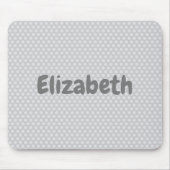 Tapis De Souris Point Polka gris (Devant)