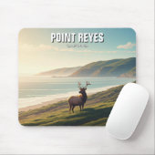 Tapis De Souris Point Reyes National Seashore Elk (Avec souris)