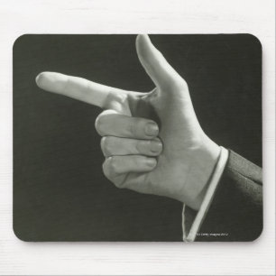 Tapis De Souris Pointage d'homme