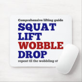 Tapis De Souris Pointe de la tige. Motivation de gym (Avec souris)