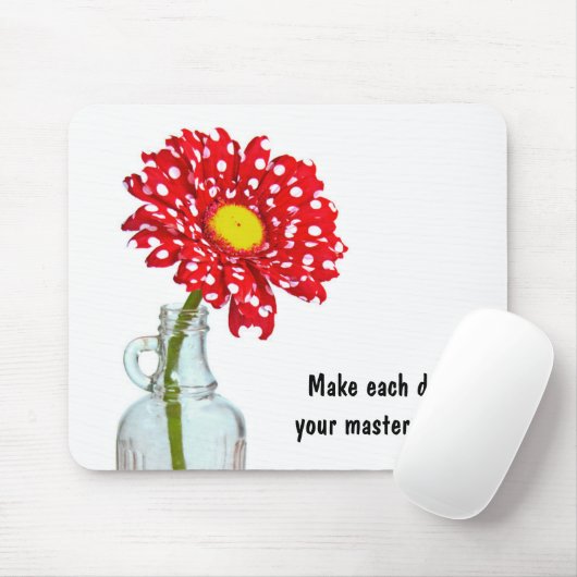 Tapis De Souris Pointe Pointe Daisy avec Citation (Avec souris)