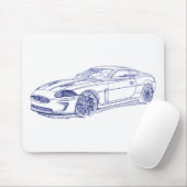 Tapis De Souris Pointe XKR 2011 (Avec souris)
