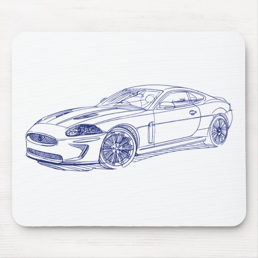 Tapis De Souris Pointe XKR 2011 (Devant)