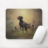 Tapis De Souris Pointeur à poils courts allemand (Avec souris)