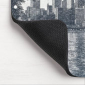 Tapis De Souris Pointillisme Chicago Skyline (Coin)