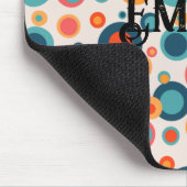 Tapis De Souris Points Abstraits colorés (Coin)