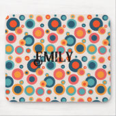 Tapis De Souris Points Abstraits colorés (Devant)