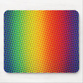 Tapis De Souris Points d'art pop Arc en arc-en-ciel Gay pride colo (Devant)