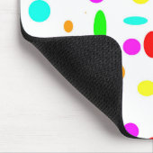 Tapis De Souris Points de couleur Mousepad (Coin)