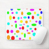 Tapis De Souris Points de couleur Mousepad (Avec souris)