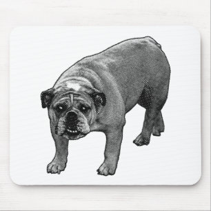 Tapis De Souris Points De Neige Du Bureau