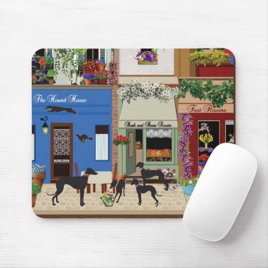 Tapis De Souris Points de vue - Hound Day Out (Avec souris)