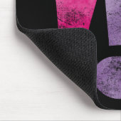 Tapis De Souris Points d'exclamation bisexuels de fierté (Coin)