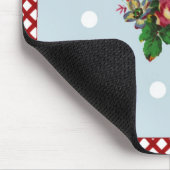 Tapis De Souris Points et guingan Mousepad de roses de pays (Coin)