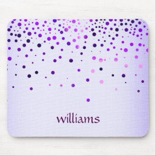 Tapis De Souris Points Girly de parties scintillantes de toile
