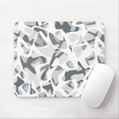 Tapis De Souris Points gris clair motif Abstrait tacheté (Avec souris)