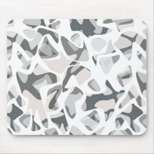 Tapis De Souris Points gris clair motif Abstrait tacheté