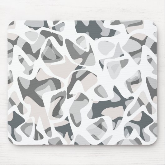 Tapis De Souris Points gris clair motif Abstrait tacheté (Devant)