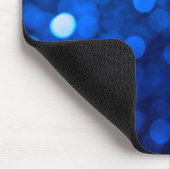 Tapis De Souris Points lumineux bleus Abstraits (Coin)