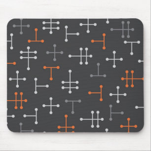 Tapis De Souris Points - Moderne Rétro Mousepad Abstrait