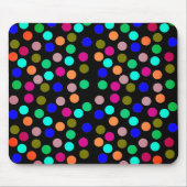 Tapis de souris points multicolores (Devant)