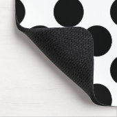 Tapis De Souris Points sans couture motif noir + votre dos (Coin)