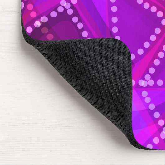 Tapis De Souris Points triangulaires Abstraits Art Mousepad (Coin)