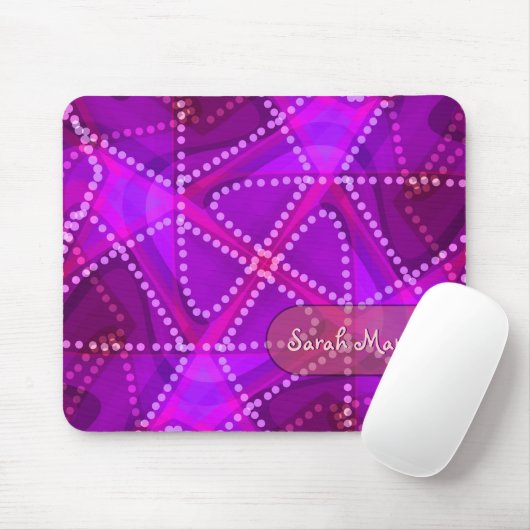 Tapis De Souris Points triangulaires Abstraits Art Mousepad (Avec souris)