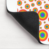 Tapis De Souris Pois arc-en-ciel (Coin)