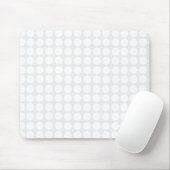 Tapis De Souris Pois blanc moderne Mousepad (Avec souris)