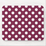 Tapis De Souris Pois blancs en Bourgogne<br><div class="desc">Pois blancs en Bourgogne</div>