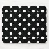 Tapis De Souris Pois blancs, Motif à points Polka, points, pointil (Devant)