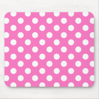 Pois blancs sur rose