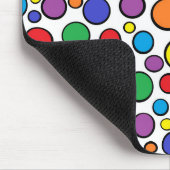 Tapis De Souris Pois coloré Mousepad (Coin)