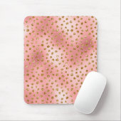 Tapis De Souris Pois de Parties scintillant en verre rose clair et (Avec souris)
