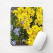 Tapis De Souris Pois de souris jaune et violet (Avec souris)