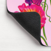 Tapis De Souris pois doux en violet et rose (Coin)