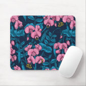 Tapis De Souris Pois doux et bourdons, rose et bleu (Avec souris)