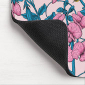 Tapis De Souris Pois doux et bourdons, rose et bleu (Coin)