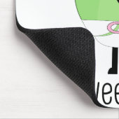 Tapis De Souris Pois doux pois bébé pois fille (Coin)