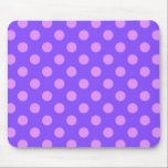 Tapis De Souris Pois Lilac sur periwinkle<br><div class="desc">Pois Lilac sur periwinkle</div>
